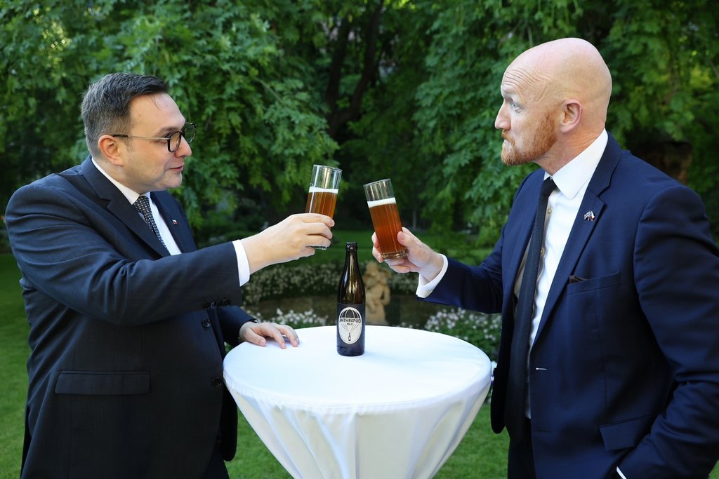 Anthropoid pivo – etiketa na akci Anthropoid (MZV ČR)
